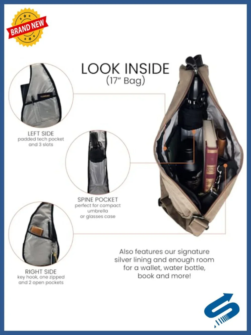 N/A secure polyester ergonomic